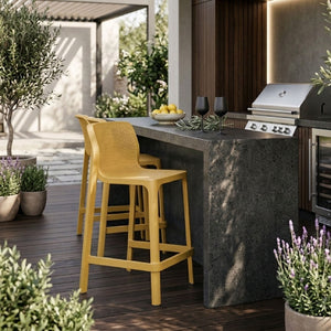 Outdoor Perforated Counter Stool | Nardi Net
