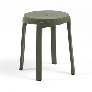 Regenerated Fiberglass Round Outdoor Stool | Nardi Stack Mini