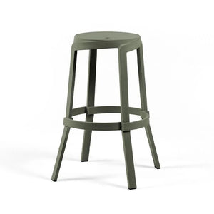 Regenerated Fiberglass Outdoor High Stool | Nardi Stack Maxi