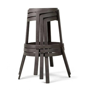 Regenerated Fiberglass Outdoor High Stool | Nardi Stack Maxi