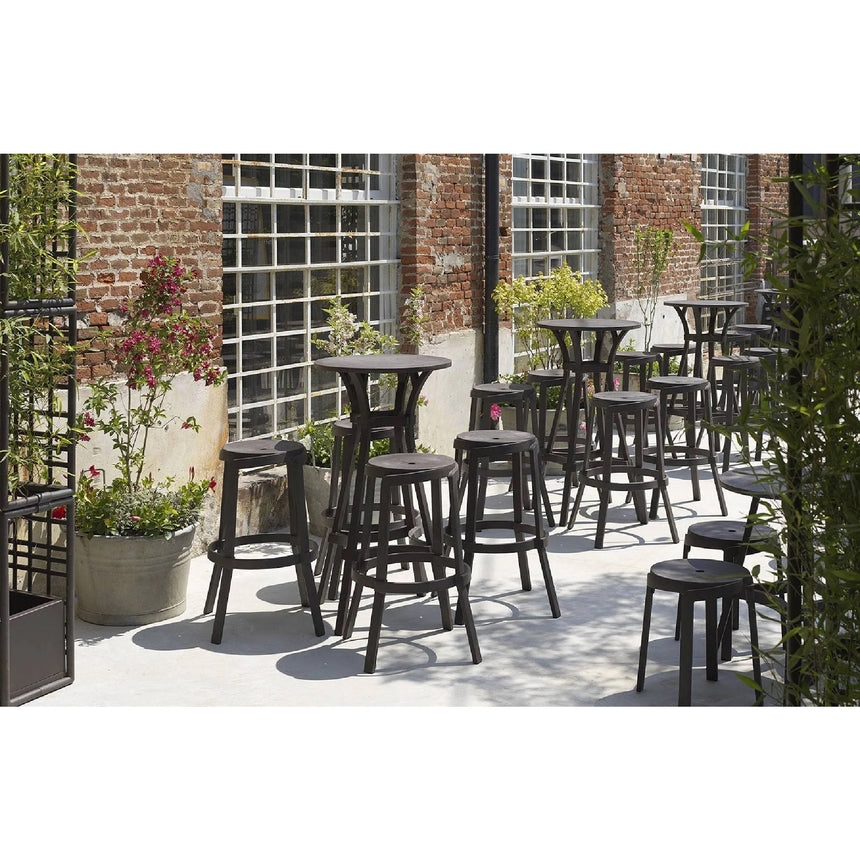 Regenerated Fiberglass Outdoor High Stool | Nardi Stack Maxi