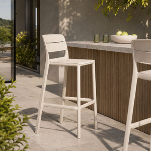 Fiberglass Outdoor Bar Stool | Nardi Cassia
