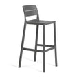 Regenerated Fiberglass Outdoor Bar Stool | Nardi Cassia | Italianfurniture.com