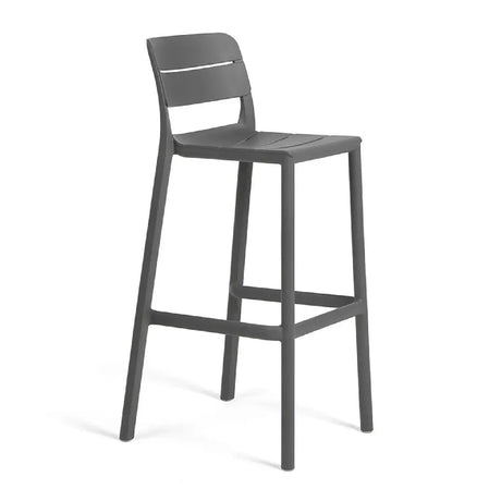 Regenerated Fiberglass Outdoor Bar Stool | Nardi Cassia | Italianfurniture.com