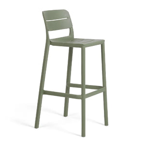 Regenerated Fiberglass Outdoor Bar Stool | Nardi Cassia | Italianfurniture.com