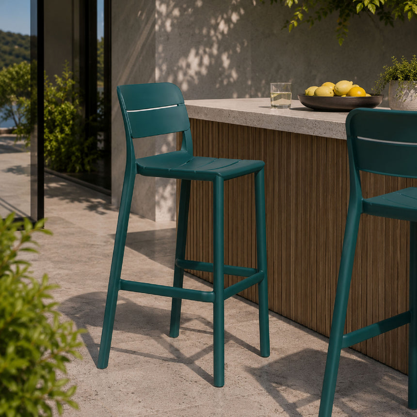 Fiberglass Outdoor Bar Stool | Nardi Cassia