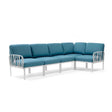 Fiberglass Frame Cushioned Outdoor Sofa | Nardi Komodo 5 | Italianfurniture.com