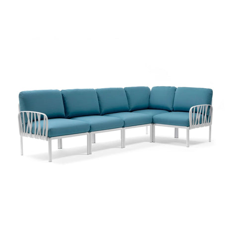 Fiberglass Frame Cushioned Outdoor Sofa | Nardi Komodo 5 | Italianfurniture.com