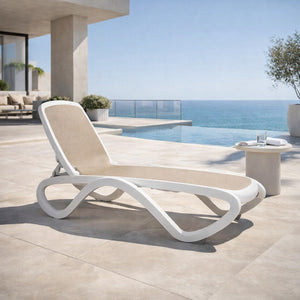 Fabric Adjustable Outdoor Chaise Lounge | Nardi Omega | Italianfurniture.com