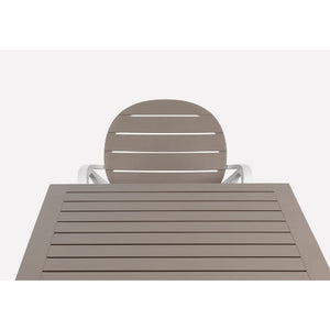 Rectangular Slatted Outdoor Dining Table | Nardi Cube