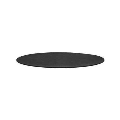 Grained Leather Oval Placemat | Pinetti | italianfurniture.com
