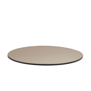 Grained Leather Round Placemat | Pinetti | Italianfurniture.com