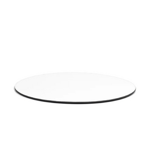 Grained Leather Round Placemat | Pinetti | Italianfurniture.com