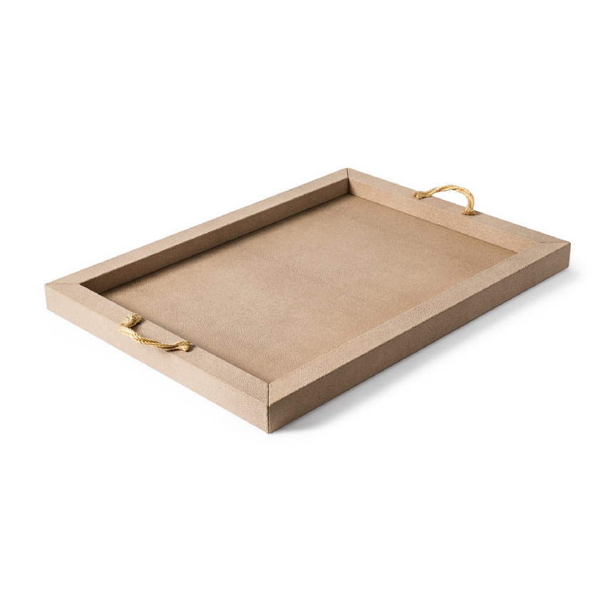 Leather Embossed Tray | Pinetti Thalia | Italianfurniture.com