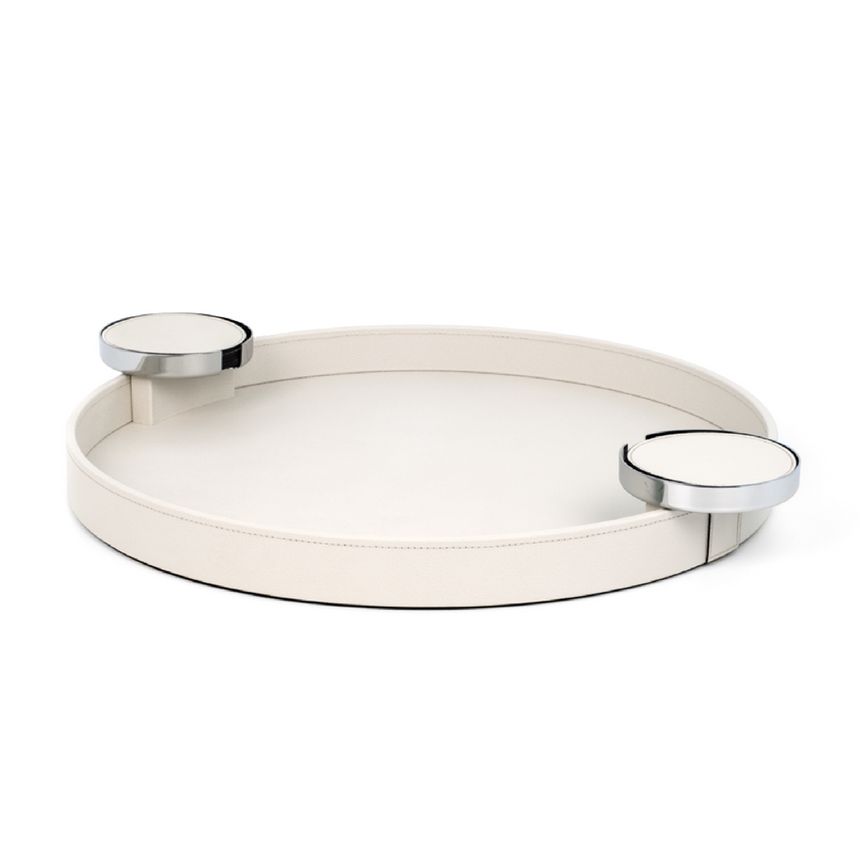 Round Tray with Coaster Holders | Pinetti Dioniso | Italianfurniture.com