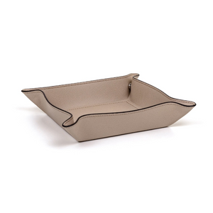 Square Leather Trinket Tray | Pinetti | Italianfurniture.com