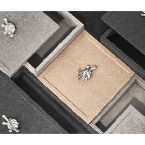 Metal Knot Leather Box | Pinetti Thalia | Italianfurniture.com