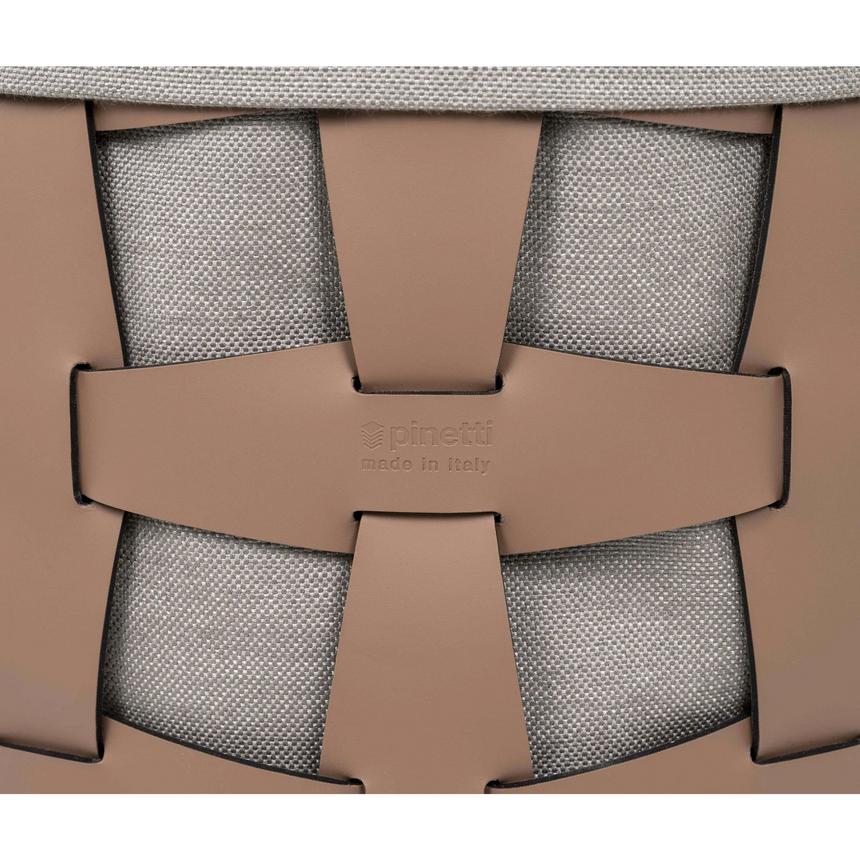 Woven Leather Outdoor Basket | Pinetti Hook | Italianfurniture.com