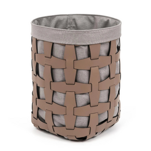 Woven Leather Outdoor Basket | Pinetti Hook | Italianfurniture.com