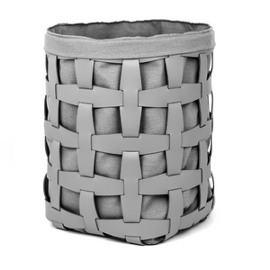 Woven Leather Outdoor Basket | Pinetti Hook | Italianfurniture.com