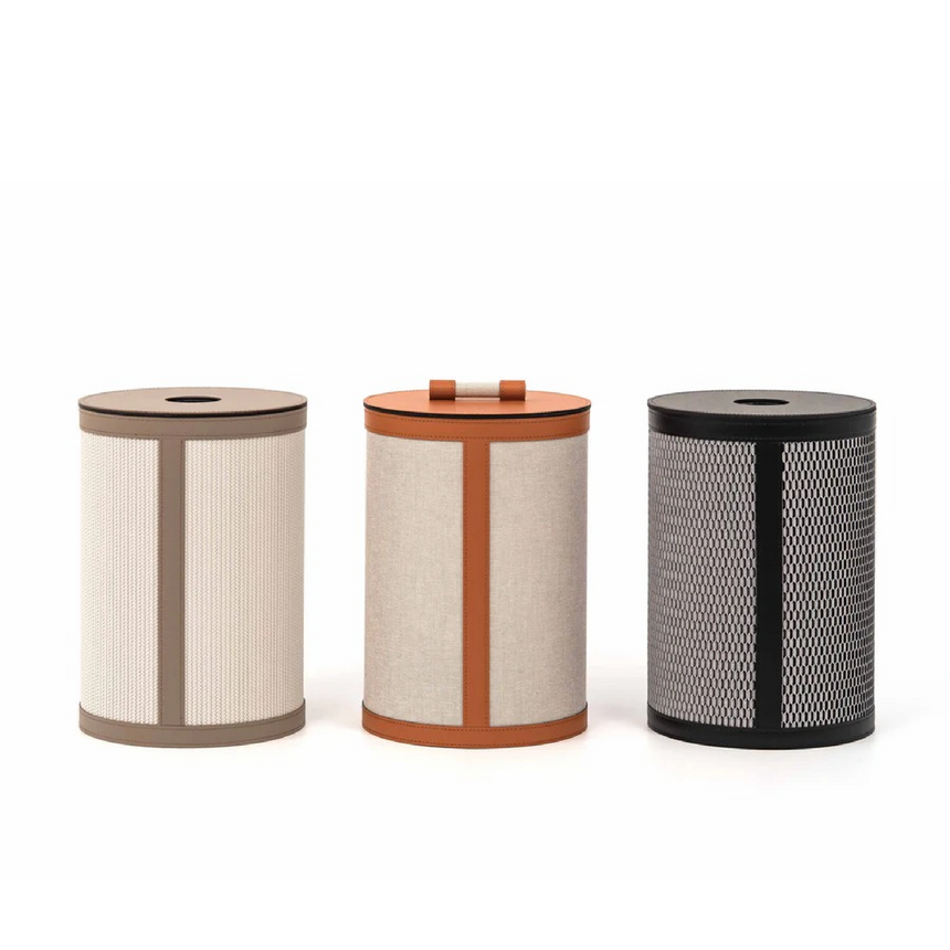 Cotton Upholstered Paper Bin | Pinetti Penelope | Italianfurniture.com