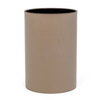 Cylindrical Leather Paper Bin | Pinetti | Italianfurniture.com