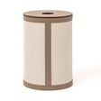 Leather Upholstered Paper Bin | Pinetti Roda | Italianfurniture.com