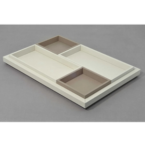 Leather Covered Serving Tray | Pinetti Samurai | Italianfurniture.com