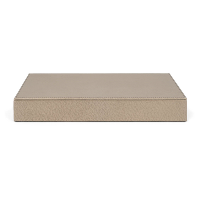 Calf Leather Lidded Box L | Pinetti | Italianfurniture.com