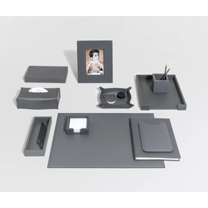 Open-Ended Leather Letter Tray | Pinetti | Italianfurniture.com