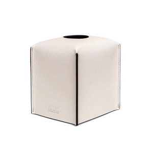Soft Leather Square Tissue Box | Pinetti | Italianfurniture.com