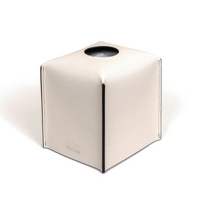 Soft Leather Square Tissue Box | Pinetti | Italianfurniture.com