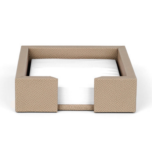Rectangular Leather Paper Holder | Pinetti | Italianfurniture.com