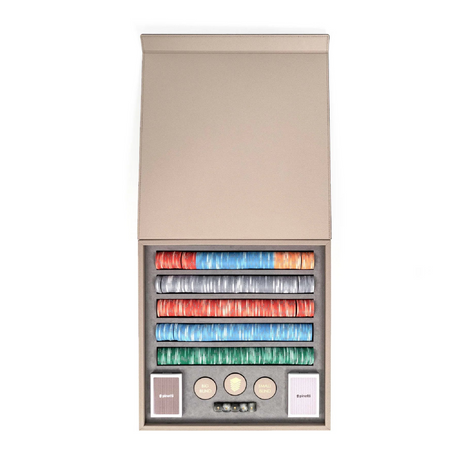 Calf Leather Poker Game Set | Pinetti