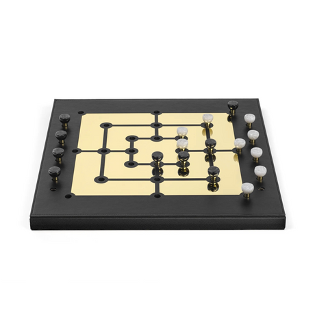Leather Strategy Game Set | Pinetti Mill | Italianfurniture.com