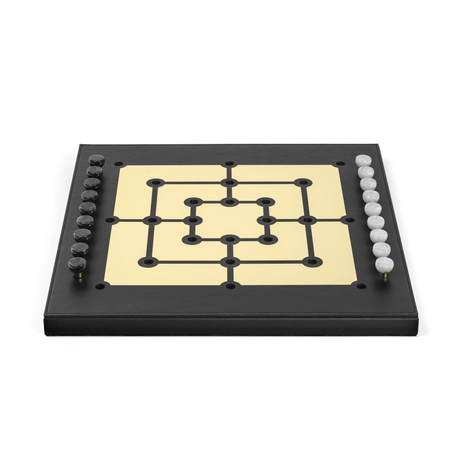 Leather Strategy Game Set | Pinetti Mill | Italianfurniture.com