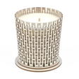 Leather Covered Glass Candle | Pinetti | Italianfurniture.com