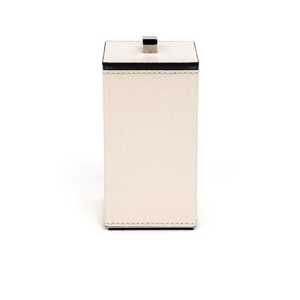 Leather Square Cotton Pad Holder | Pinetti Poseidon | Italianfurniture.com