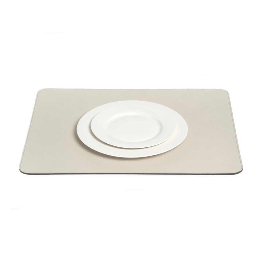 Leather Rectangular Placemat | Pinetti | Italianfurniture.com