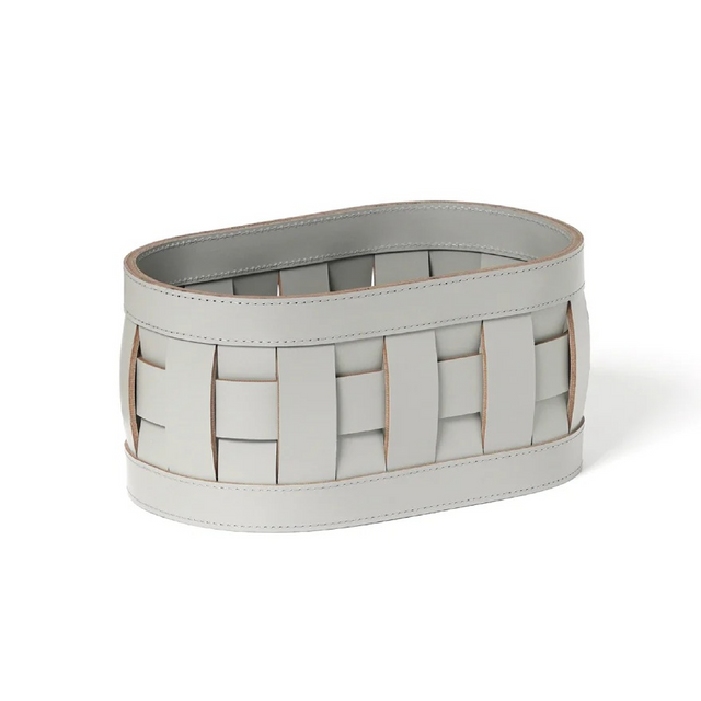 Braided Leather Washcloth Holder | Pinetti Demetra | Italianfurniture.com