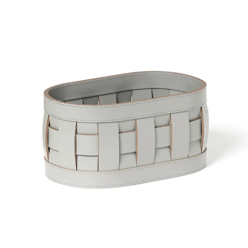 Braided Leather Washcloth Holder | Pinetti Demetra | Italianfurniture.com