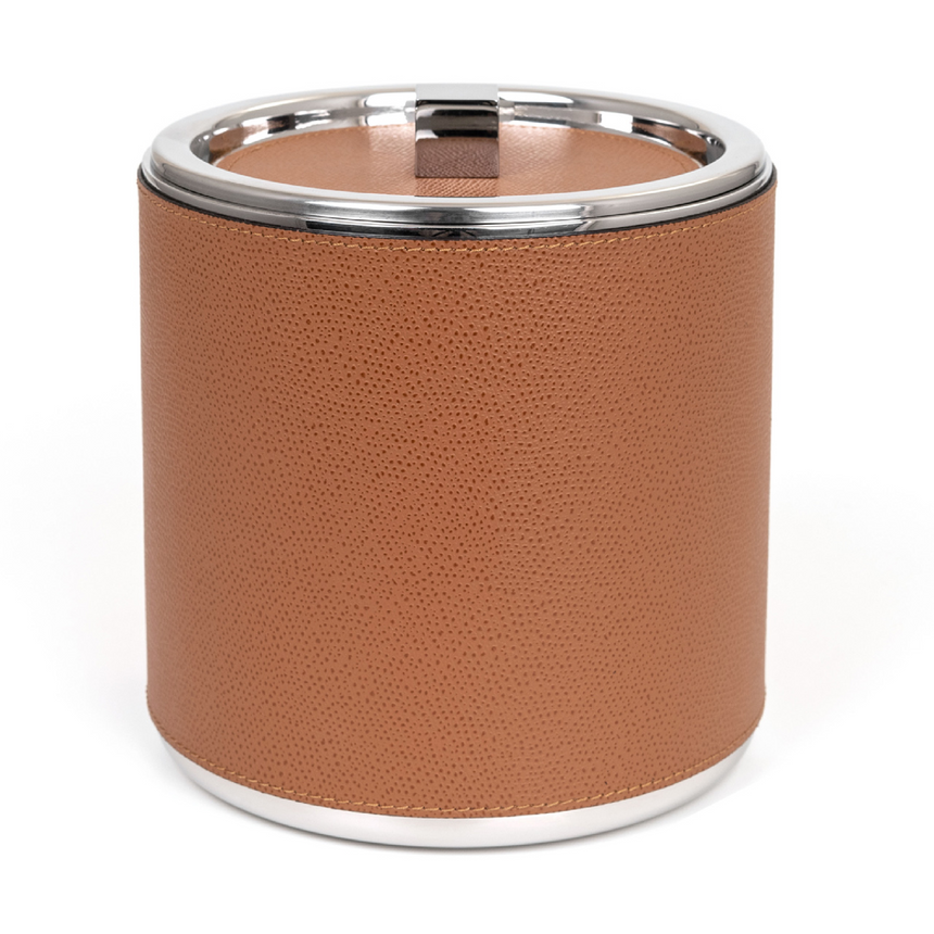 Leather Wrapped Ice Bucket | Pinetti | Italianfurniture.com
