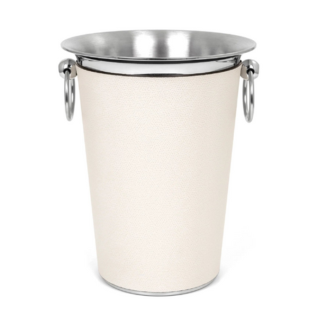 Leather Sleeve Steel Champagne Bucket | Pinetti | Italianfurniture.com