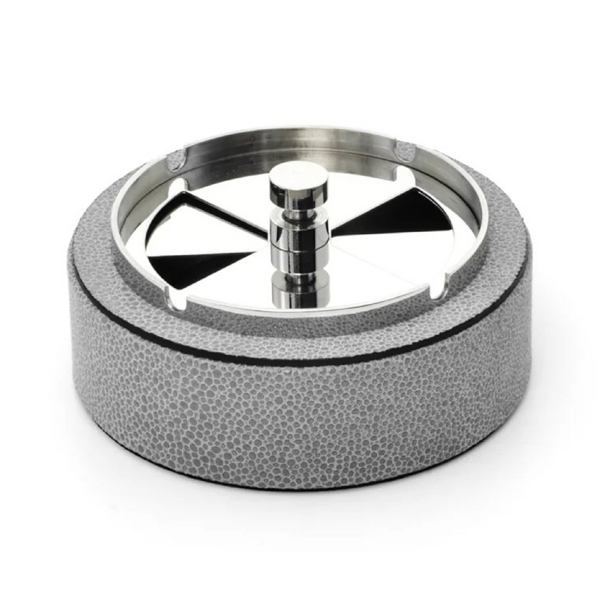 Leather Covered Revolving Ashtray | Pinetti Vento | Italianfurniture.com