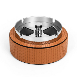 Leather Covered Revolving Ashtray | Pinetti Vento | Italianfurniture.com