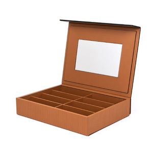 Leather Mirrored Eyeglasses Box | Pinetti | Italianfurniture.com