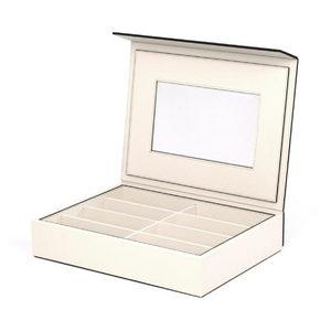 Leather Mirrored Eyeglasses Box | Pinetti | Italianfurniture.com