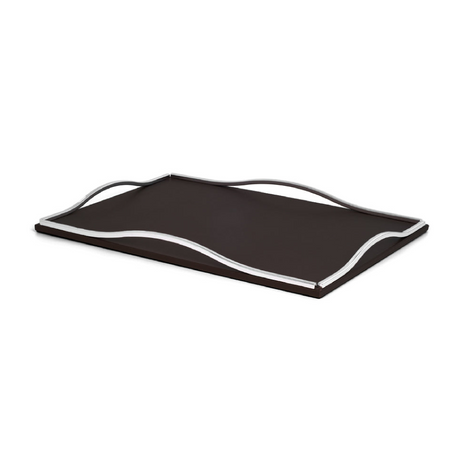 Calf Leather Modern Tray | Pinetti Wave | Italianfurniture.com