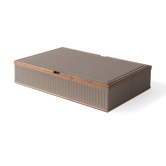 Walnut Wood Rectangular Box | Pinetti Astrea | Italianfurniture.com