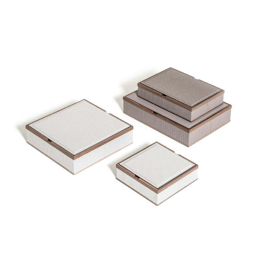 Walnut Wood Rectangular Box | Pinetti Astrea | Italianfurniture.com